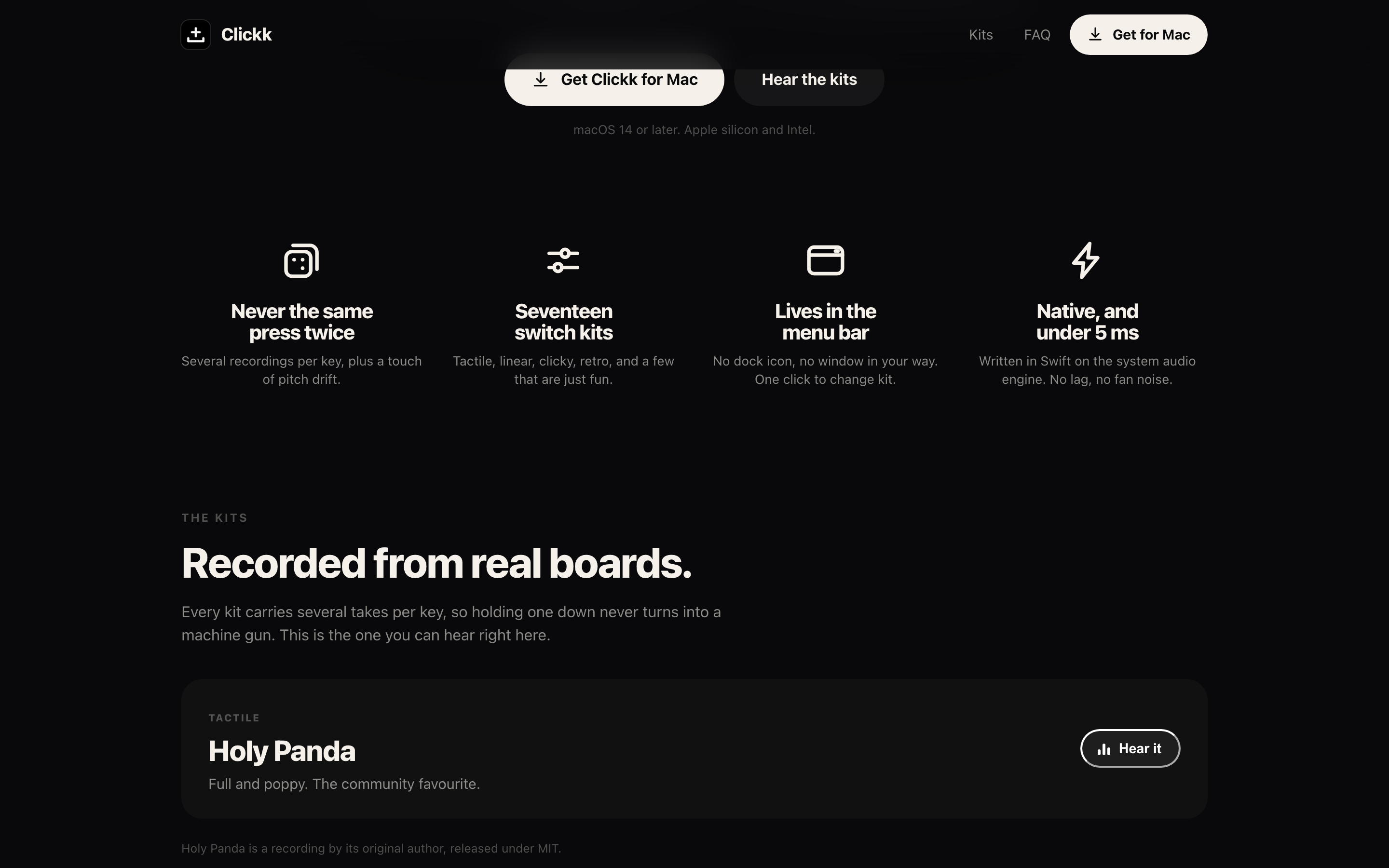 Recorded from real boards