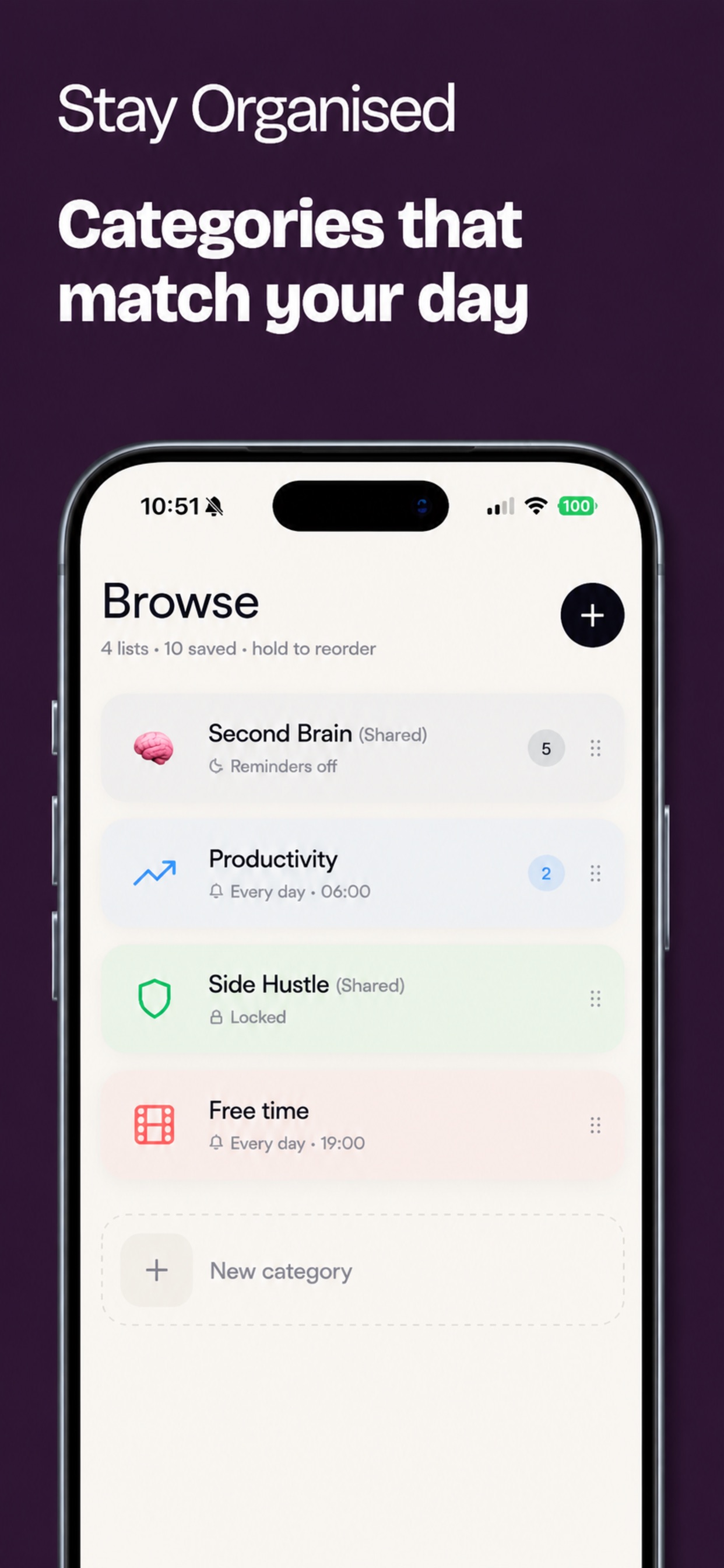 ueue on iPhone